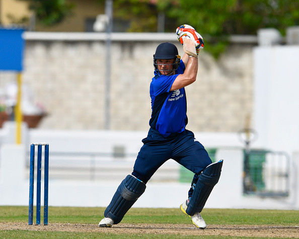Evans on his way to his half-century