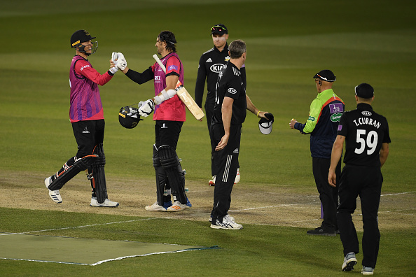 Briggs and Wiese celebrate