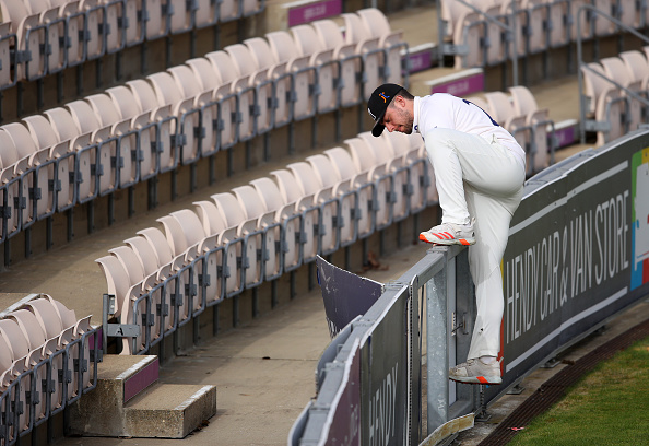 Haines collects ball