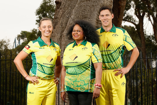 Gardner, Boland and Clarke in kit