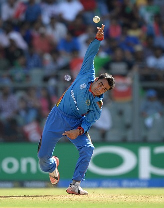 Rashid Khan in action