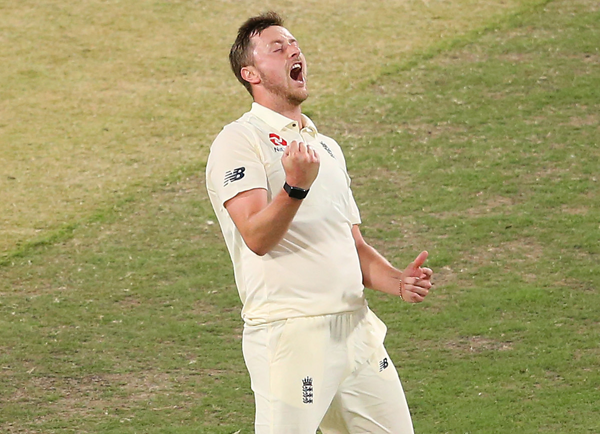 Robinson celebrates vs. Australia A at The MCG