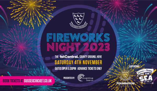 sussex cricket fireworks night